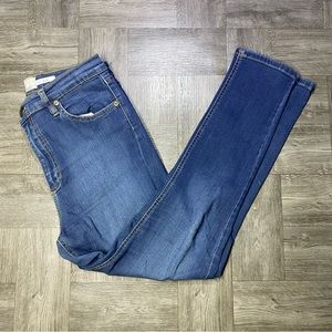 FREE PEOPLE Women's High Rise Skinny Jeans - Medium Wash Stretch Denim Sz 30 **